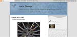 Just a Thought blog screenshot